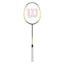 Wilson Badmintonschläger Fierce 570 (grifflastig) schwarz/gelb - besaitet -